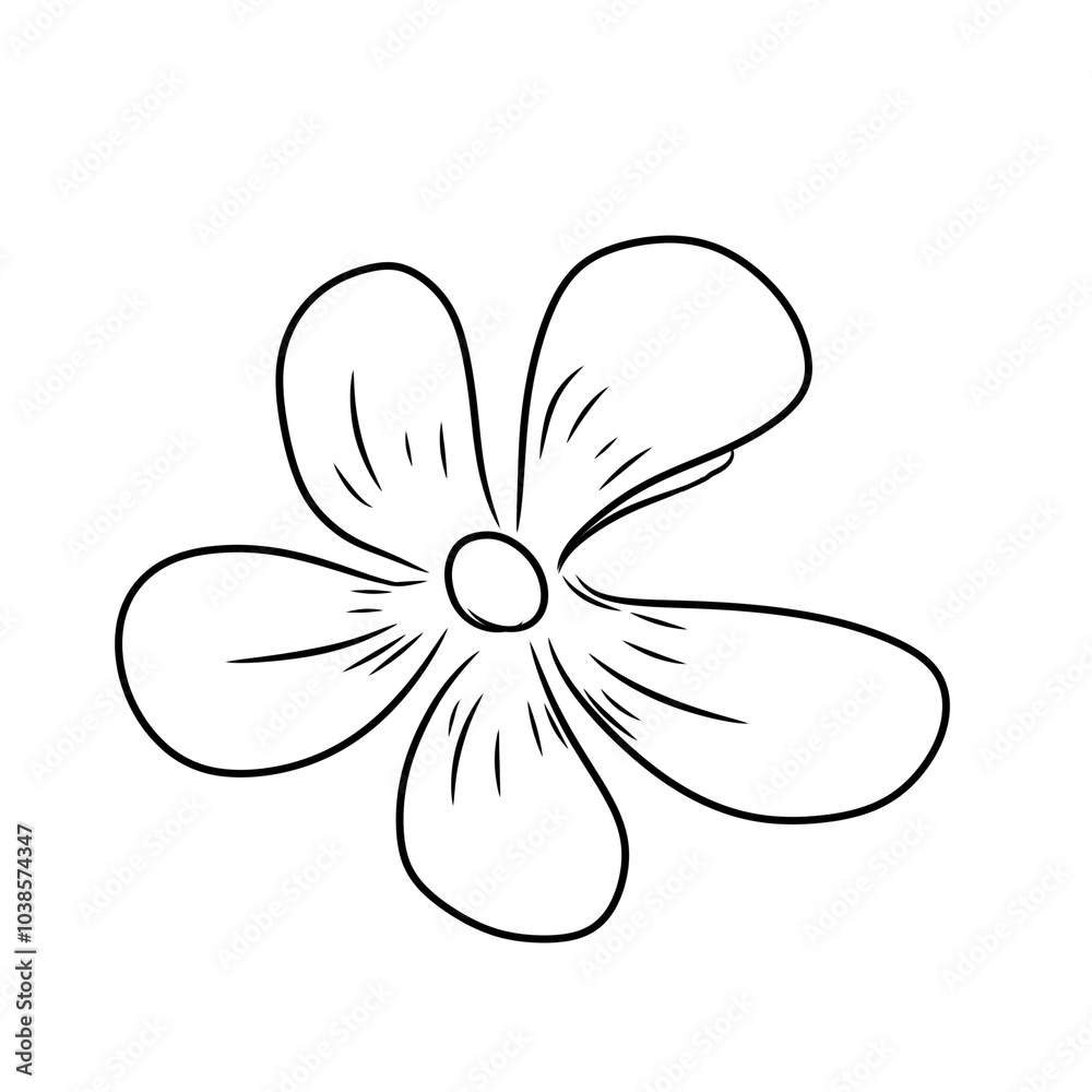 black line flower illustration decoration black line flower illustration decoration
