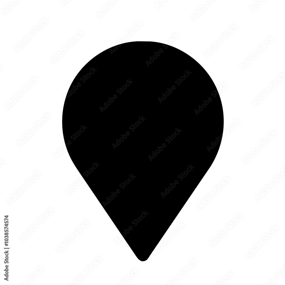 Icon used for marking or saving locations Icon used for marking or saving locations