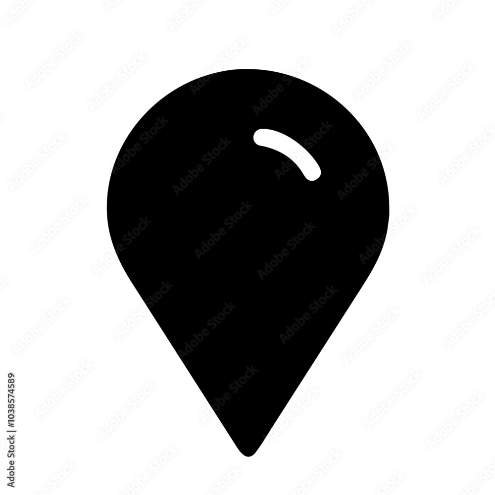 Icon used for marking or saving locations Icon used for marking or saving locations