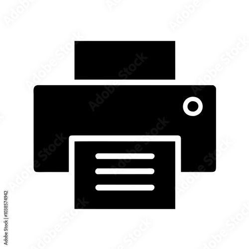 Icon for document printing actions