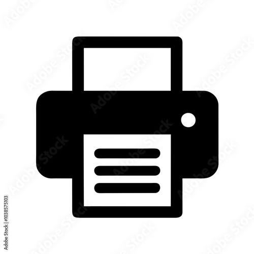 Icon for document printing actions