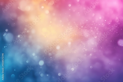 Mesmerizing 4k overlay with grainy elements. Gentle blurred pastel holographic abstract design, vibrant digital textured appeal, inducing nostalgia with classic and retro auras photo