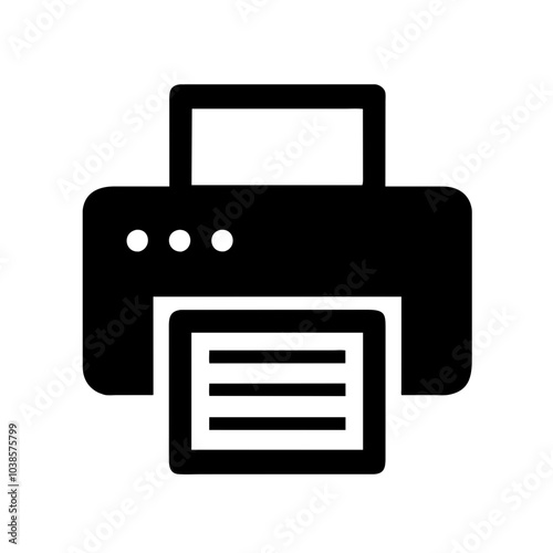 Icon for document printing actions