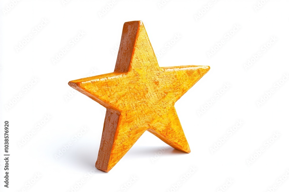 Approval checkmark with star design on white surface as a verified confirmation emblem Approval checkmark with star design on white surface as a verified confirmation emblem