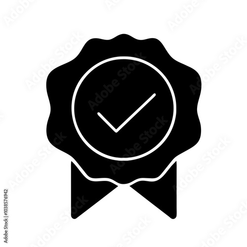 Symbol indicating product or service excellence