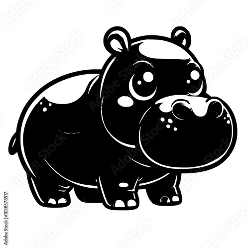 hippopotamus cartoon 