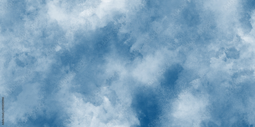 blue sky with clouds background, abstract watercolor background illustration, painted white clouds with pastel blue sky, Brush paint blue paper textured canvas element with clouds. blue sky with clouds background, abstract watercolor background illustration, painted white clouds with pastel blue sky, Brush paint blue paper textured canvas element with clouds.