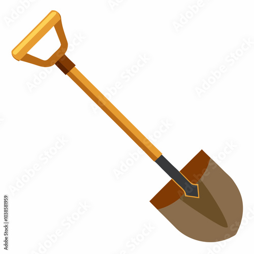 shovel isolated on white