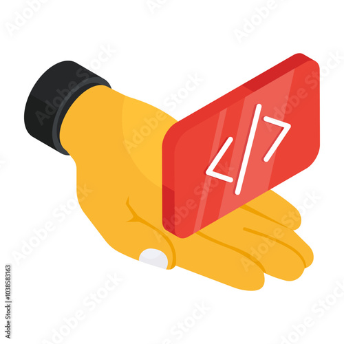 An icon design of coding 

