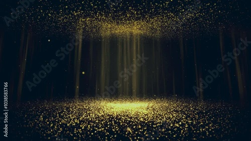 Gold Luxury Particle Motivational Reminder Quote Video 