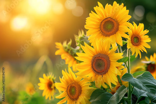 sunflowers in the field