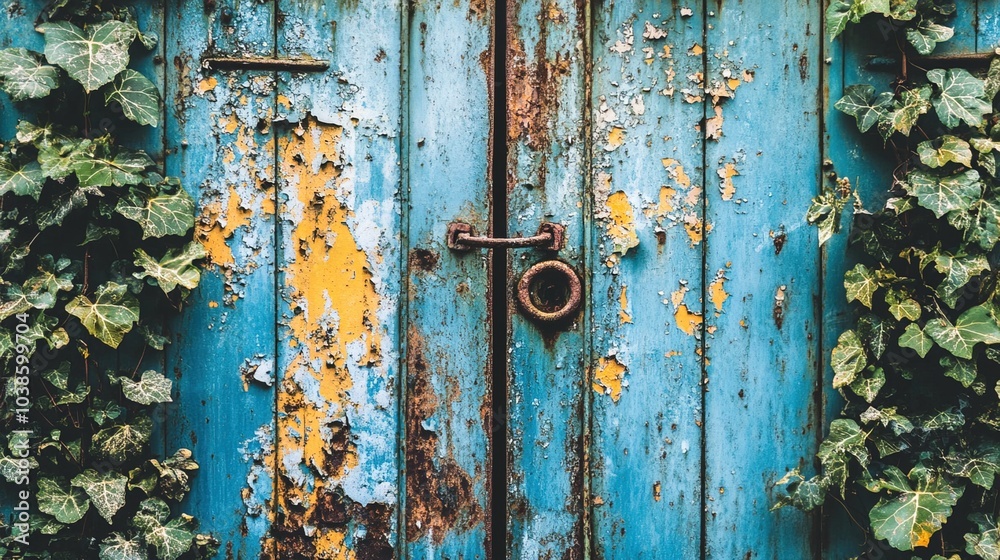 Closed factory gates with rusting metal and faded paint, symbolizing the decline of industry and the passage of time, reflecting a poignant reminder of economic shifts and the human impact of change Closed factory gates with rusting metal and faded paint, symbolizing the decline of industry and the passage of time, reflecting a poignant reminder of economic shifts and the human impact of change