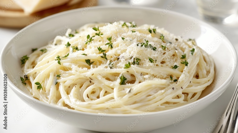 Delicious Creamy Pasta with Fresh Herbs and Cheese Delicious Creamy Pasta with Fresh Herbs and Cheese