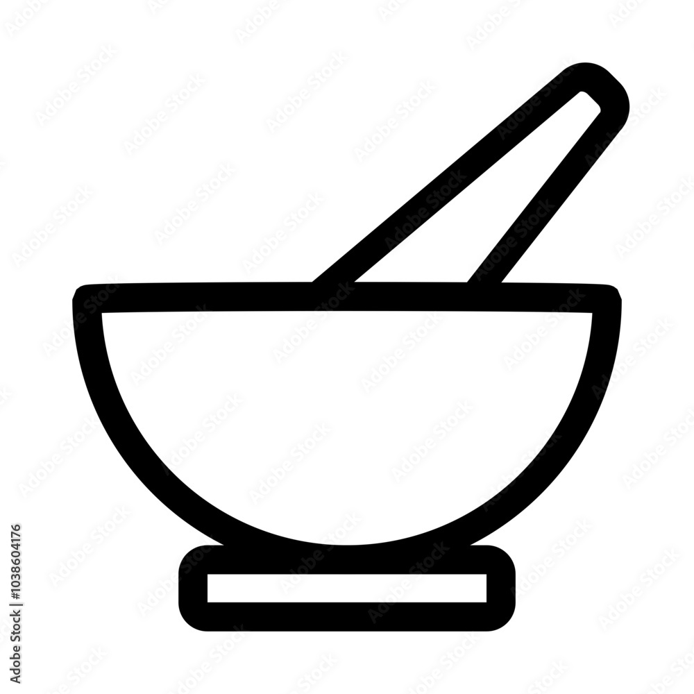 Pharmacy mortar - clean and modern pharmacy and medicine icon Pharmacy mortar - clean and modern pharmacy and medicine icon