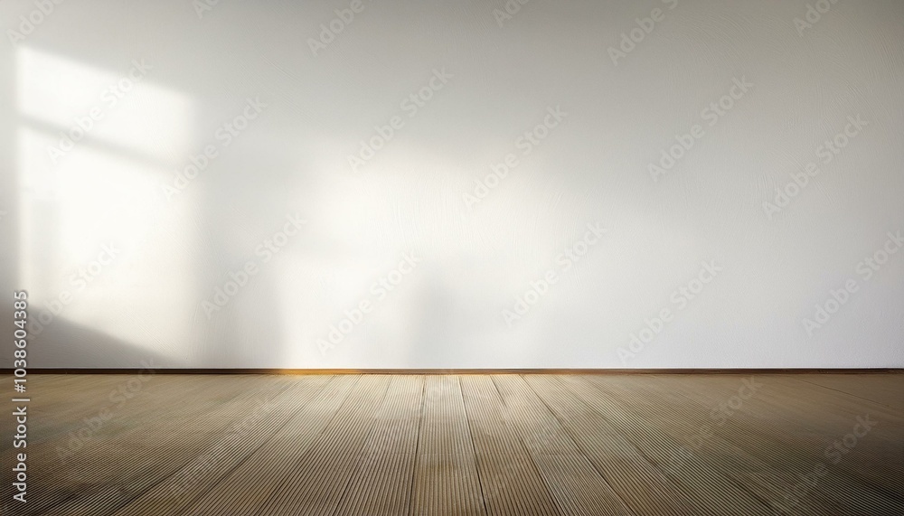 Modern room space with empty white wall Modern room space with empty white wall