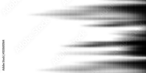 Wallpaper Mural Black and white halftone speed pattern background Torontodigital.ca