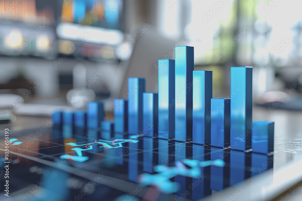 Evaluation insights, bar charts, blue and white, ing, informative and detailed. Evaluation insights, bar charts, blue and white, ing, informative and detailed.