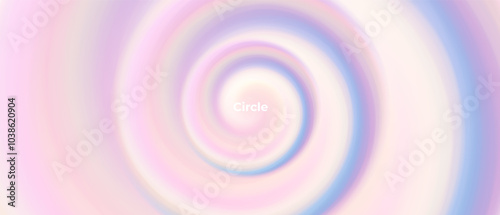 Abstract circle portal swirl shape with gradient background. Vector. Fluid vivid gradients for banners. Modern trendy design. Liquid shape. Colorful bright neon template. Dynamic soft color.