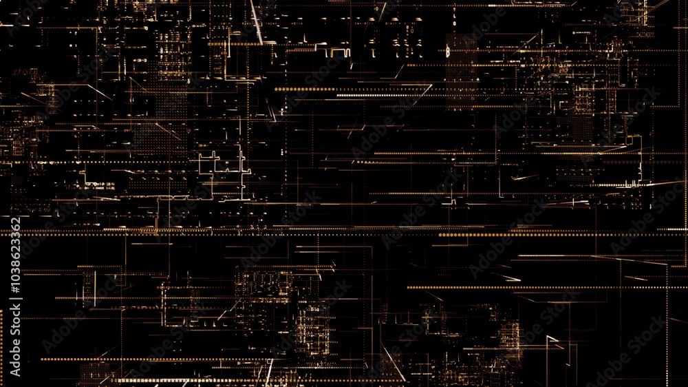 Abstract Digital Circuit Background with Glowing Lines Abstract Digital Circuit Background with Glowing Lines