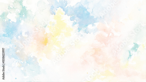 abstract watercolor background. watercolor background with many different colors. Vintage notebook paper. Paper texture. Abstract background.