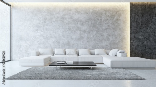 Modern Minimalist Living Room Interior Design