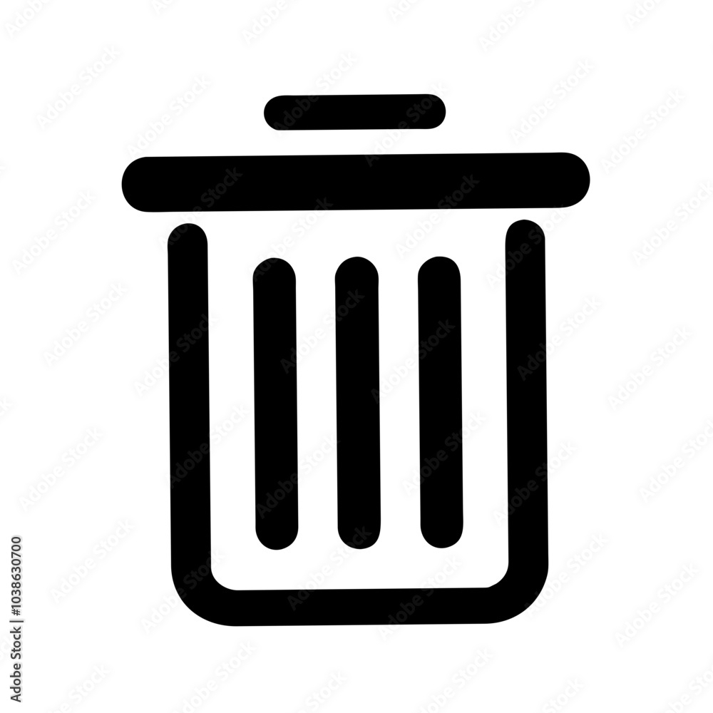 Icon for deleted items and recovery. Icon for deleted items and recovery.