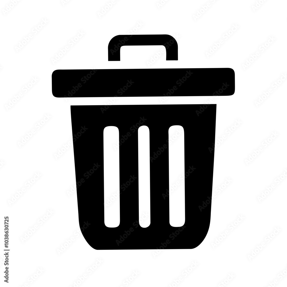 Icon for deleted items and recovery. Icon for deleted items and recovery.