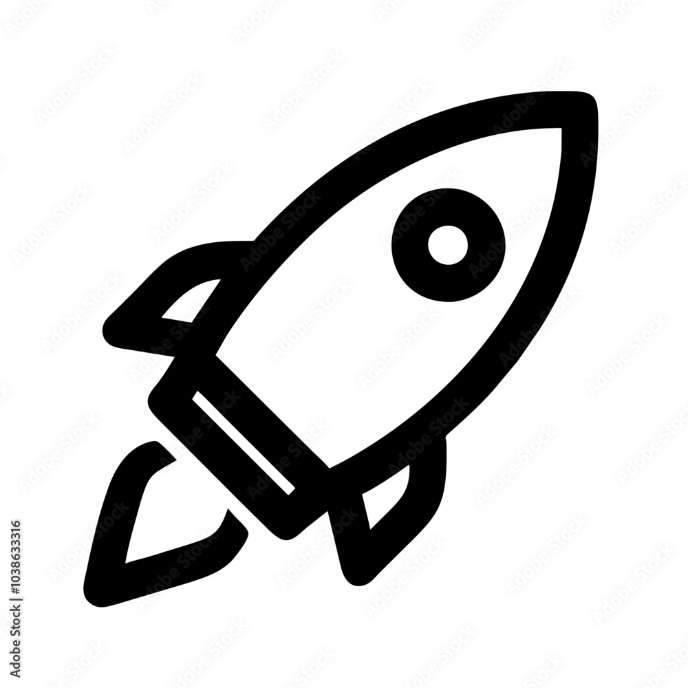 Icon representing new beginnings and launches Icon representing new beginnings and launches