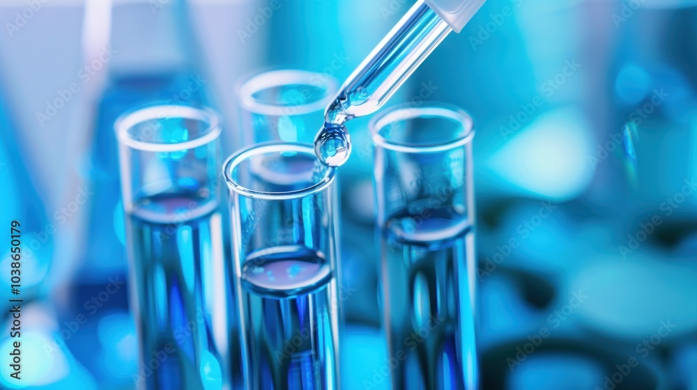 Dropping Liquid into Test Tubes Dropping Liquid into Test Tubes