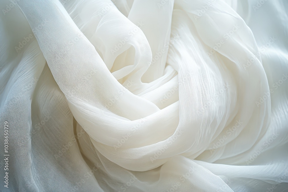 Soft White Fabric Texture for Elegant Background