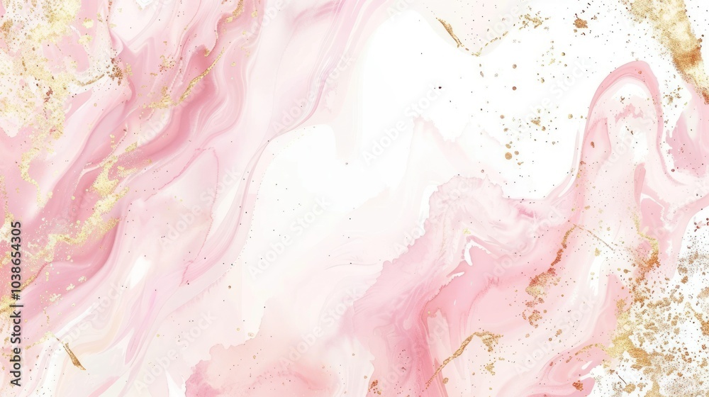 Abstract Pink and Gold Marble Texture Abstract Pink and Gold Marble Texture