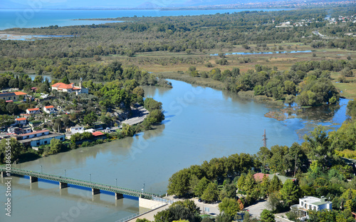 A view of Shkodra, Albania photo