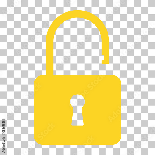 Lock classic design icon, keyhole web button shape, secure vector illustration