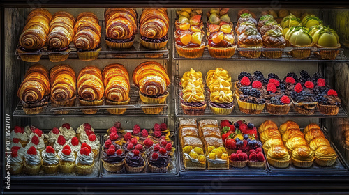 Festive Desserts Displayed on a Beautiful Table Setting