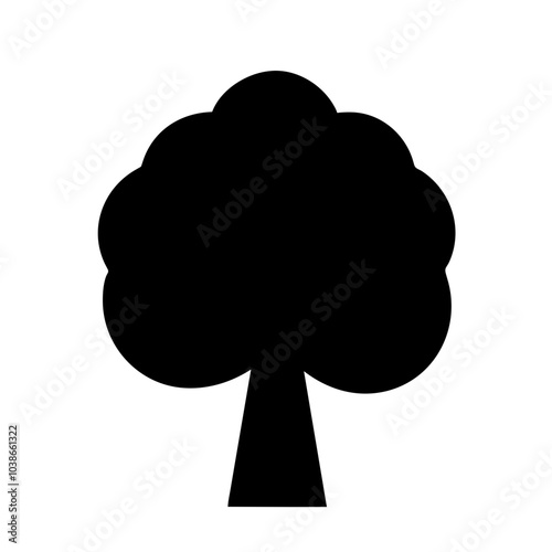 A perennial plant with a trunk