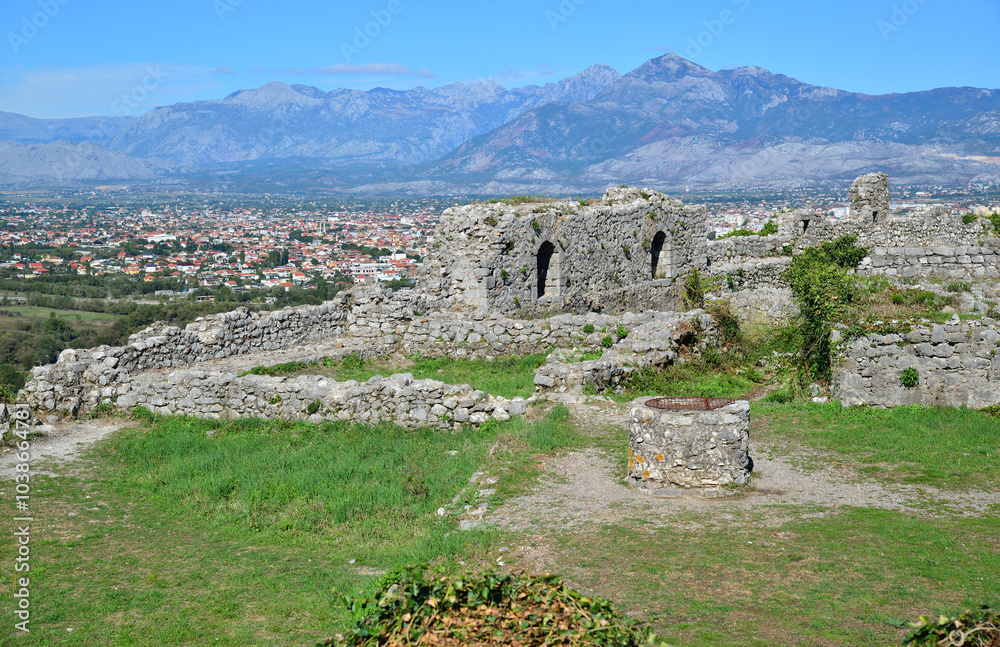 The historic Rozafa Castle in Shkodra, Albania, was built by the Illyrians 2,300 years ago. The historic Rozafa Castle in Shkodra, Albania, was built by the Illyrians 2,300 years ago.