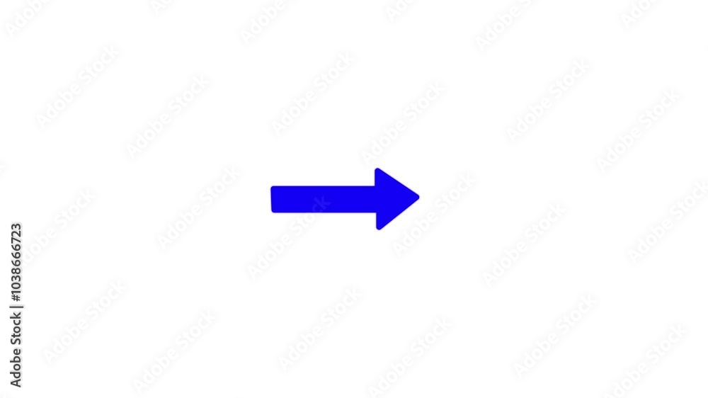 Purple flat moving arrow on black background. Abstract directional arrow animation Purple flat moving arrow on black background. Abstract directional arrow animation