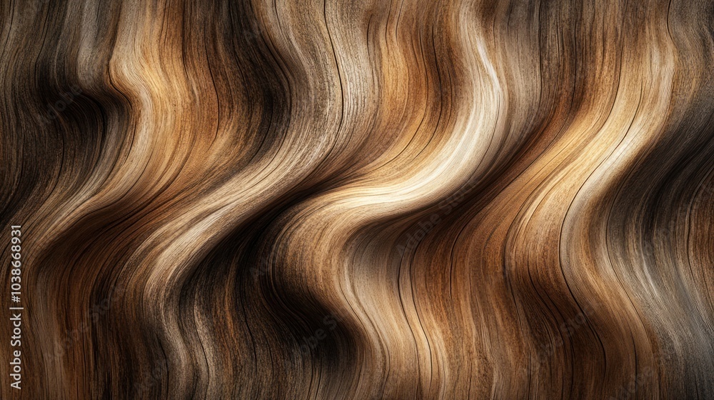 Curved wood texture creating a dynamic, artistic effect in a minimalist style. Curved wood texture creating a dynamic, artistic effect in a minimalist style.