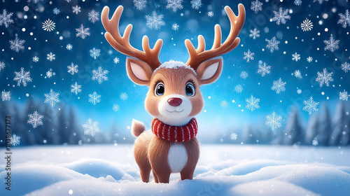 reindeer with nose