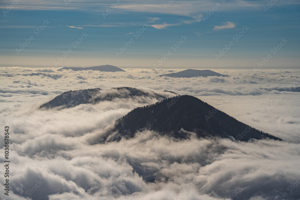 Nebelmeer - Wolken - fließender Nebel - Hochschwab Gebiet - Aflenzer Staritzen 
