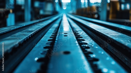 Lightweight steel materials being manufactured for advanced industrial and construction purposes.