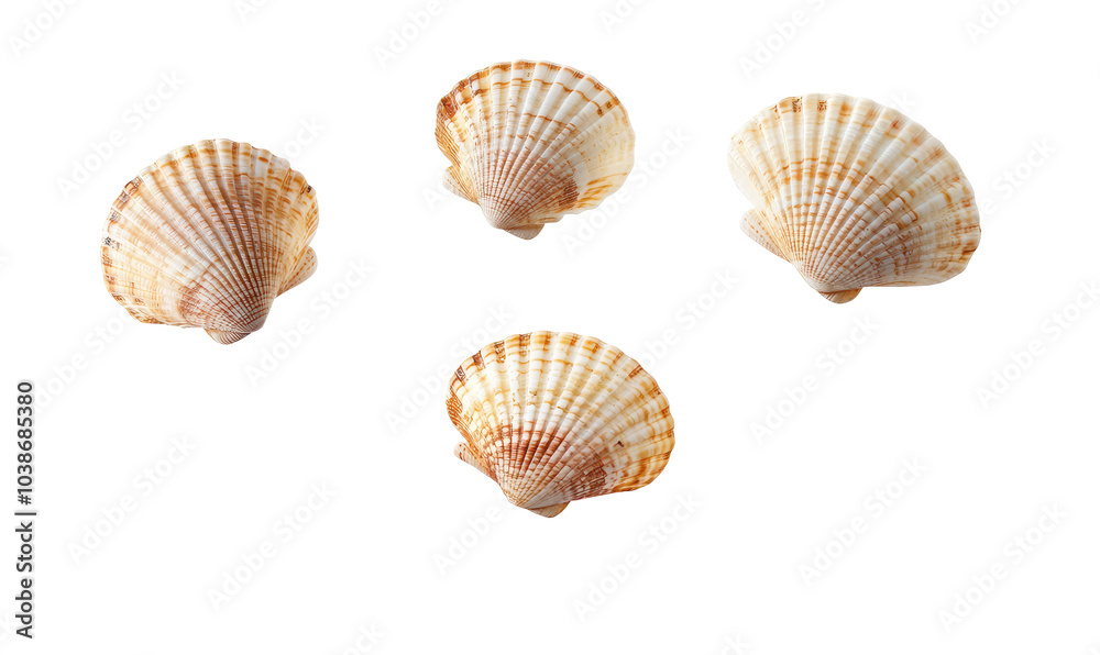 seashell on transparent background seashell on transparent background
