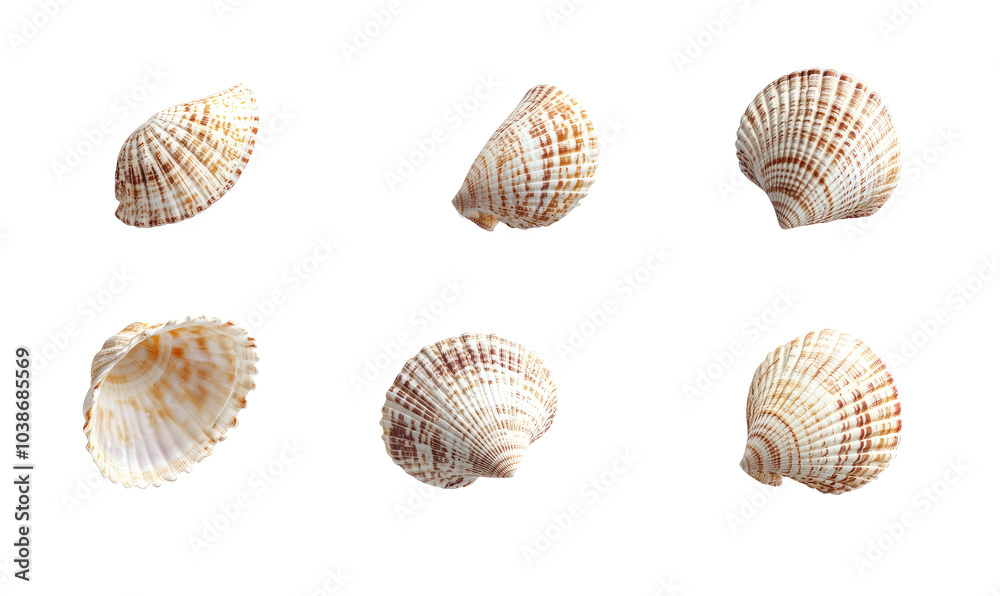 seashell on transparent background seashell on transparent background