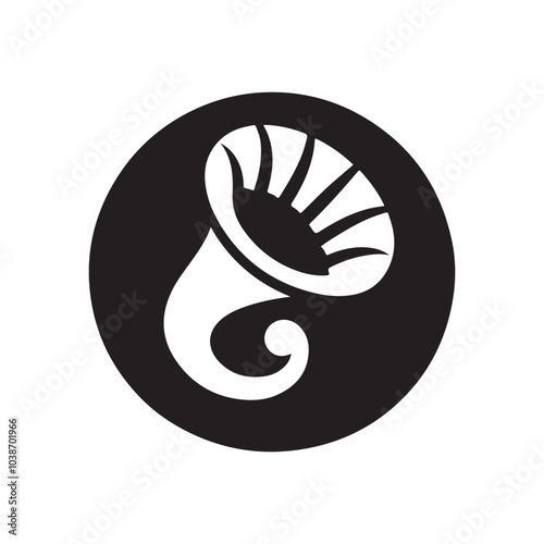 Gramofons Silhouette Vector Illustration - Classic Vinyl Player Graphics