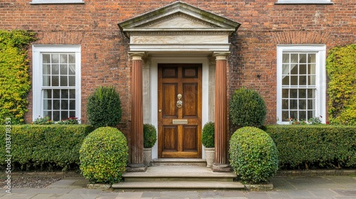 Wallpaper Mural Elegant Front Entrance of a Historic Building Torontodigital.ca