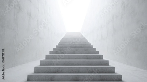 Light at the End of a Concrete Staircase