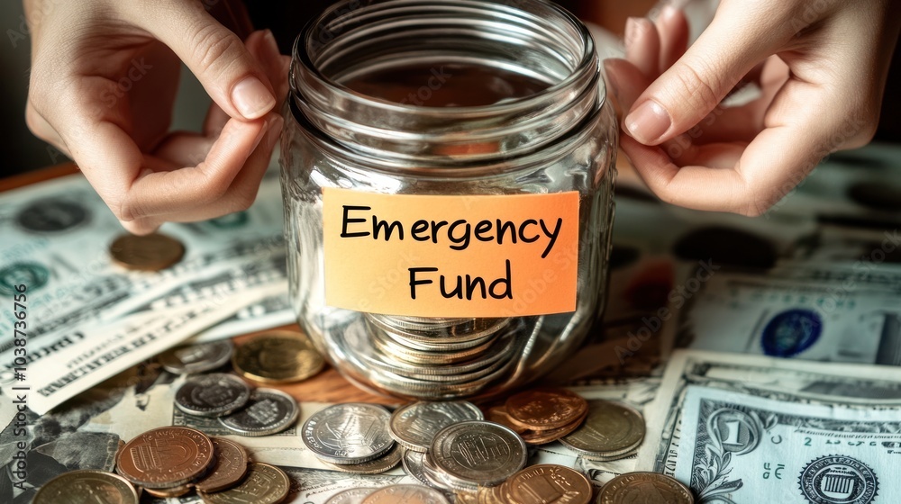 Fototapeta premium Saving for the Future: Emergency Fund