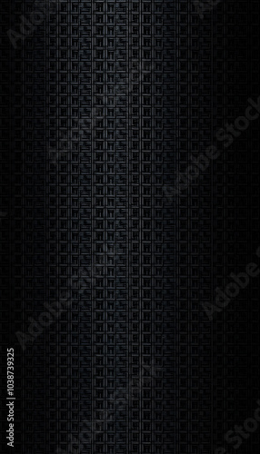 Dark Carbon Fibre Aramid Fiber Kevlar Pattern Background isolated with white highlights, png photo