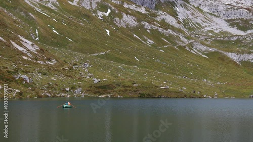 the swiss partnunsee mountain lake 4k 25fps video photo