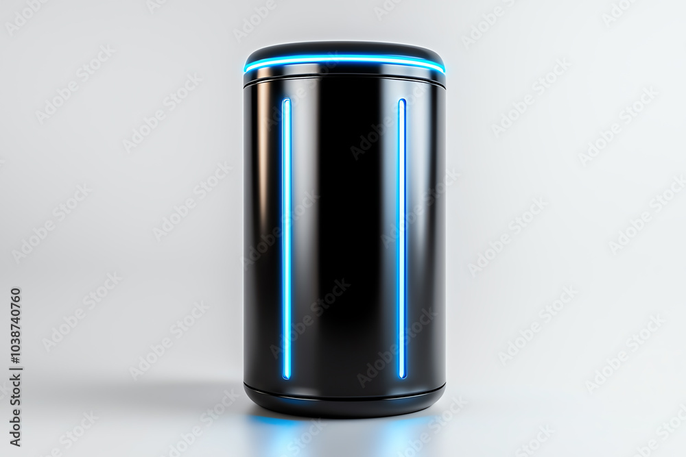 Revolutionizing daily life the sleek cylindrical ai assistant device of the future merging design and functionality for seamless interaction Revolutionizing daily life the sleek cylindrical ai assistant device of the future merging design and functionality for seamless interaction